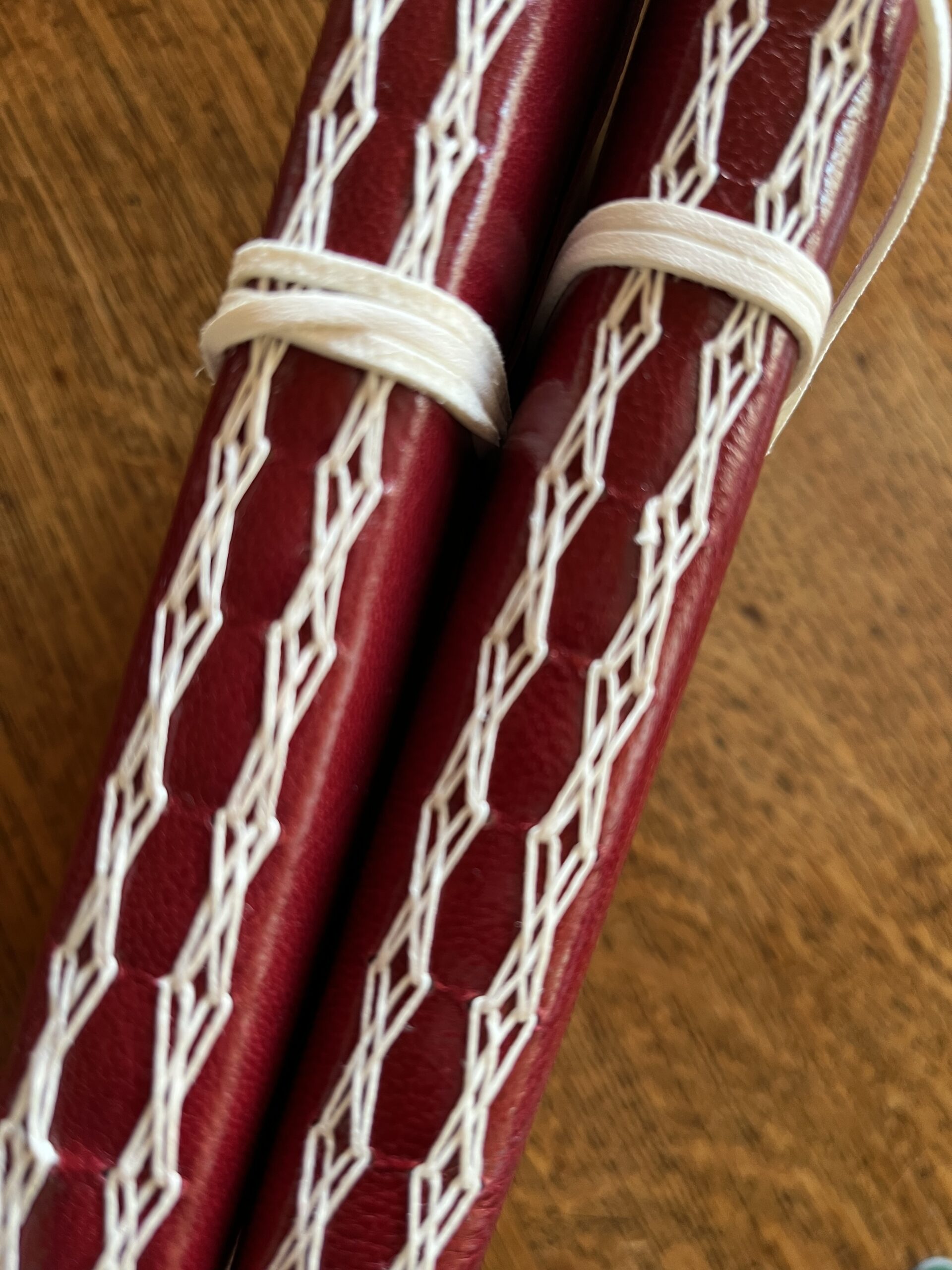 Carnet longstitch bordeaux – Image 3