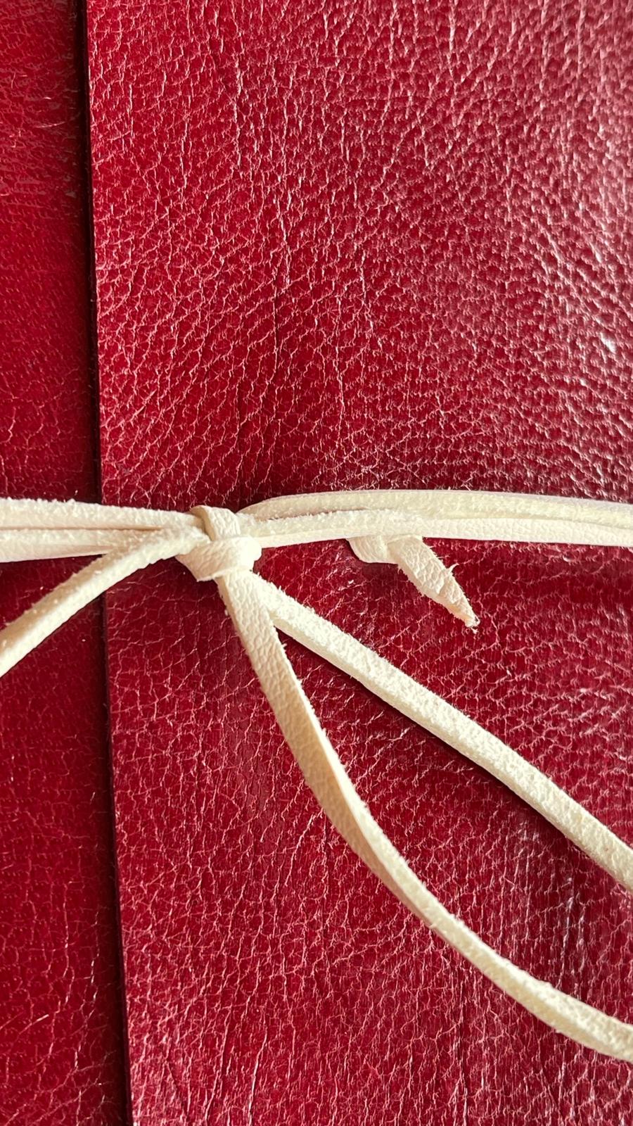 Carnet longstitch bordeaux – Image 2