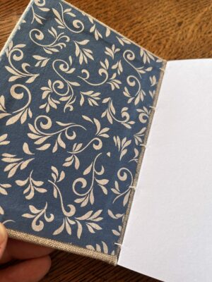 Carnet reliure copte à arabesques