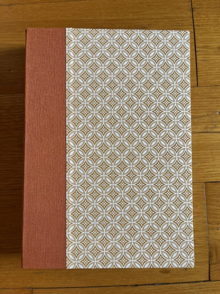Carnet de notes A5 orange n°1