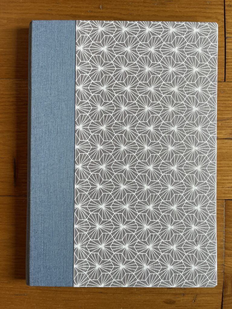 Carnet de notes A5 bleu ciel n°4