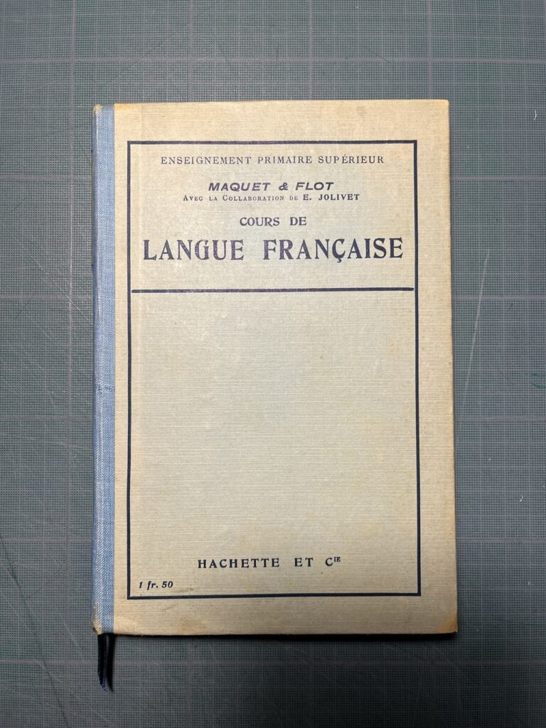 MARQUET & FLOT- Cours de langue française, grammaire, livre surcyclé