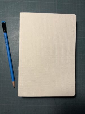 Carnet A5 à points, couverture blanche