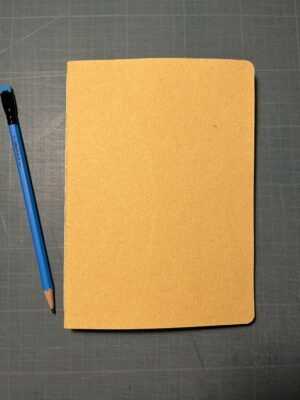 Carnet A5 à points, couverture jaune