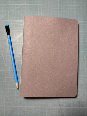 Carnet A5 à points, couverture moka